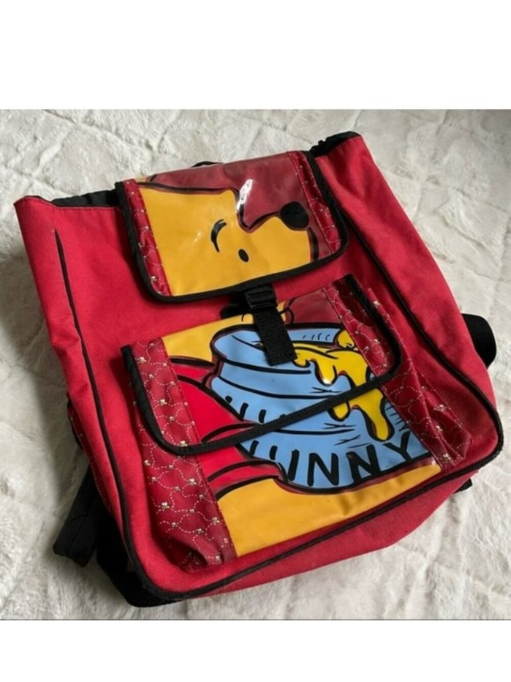 Disney | Vintage Winnie The Pooh Classic Red Backpack | One Size